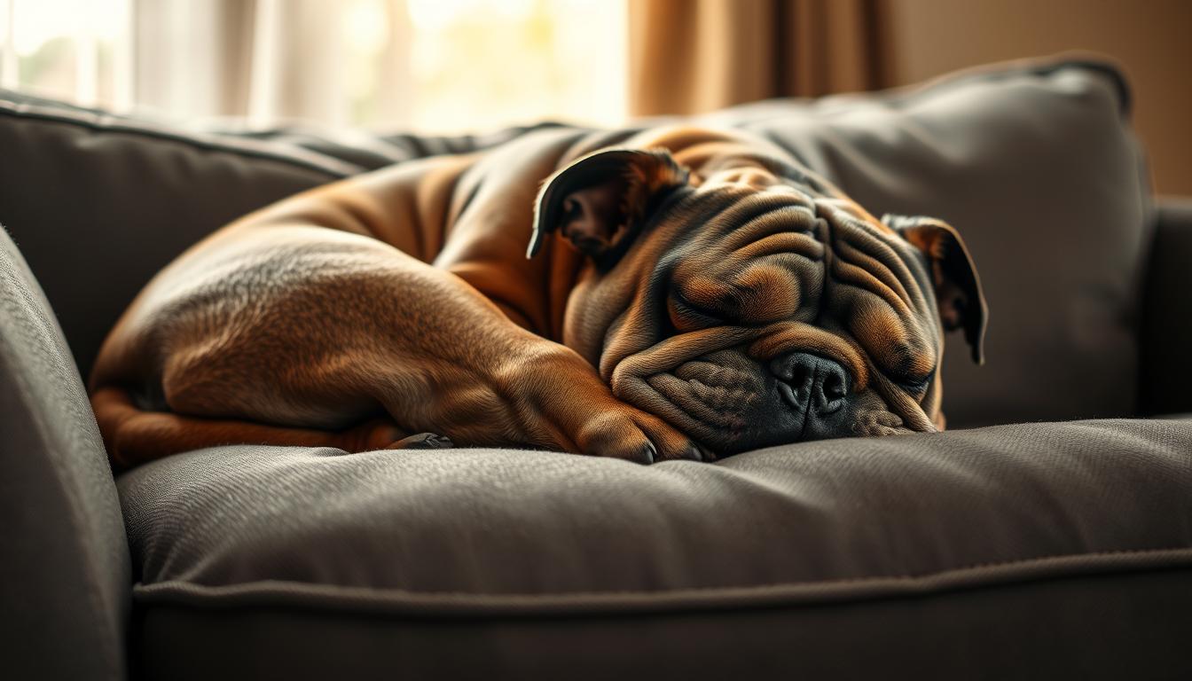 how many hours do bulldogs sleep