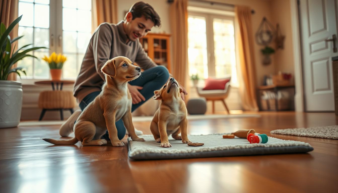 where to put puppy pads