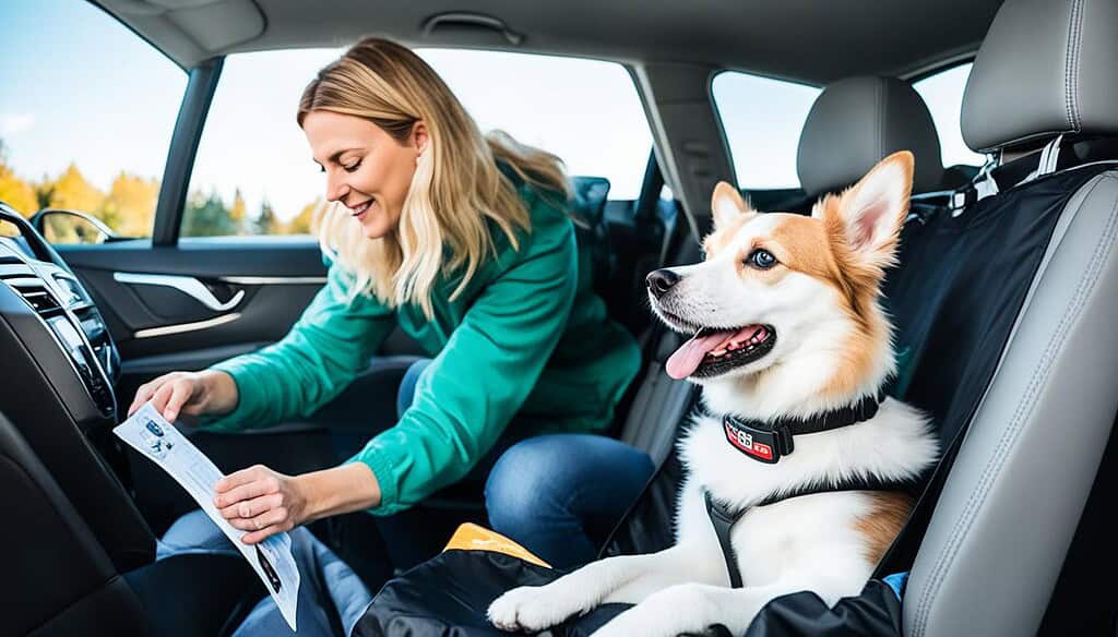 dog car seat cover installation