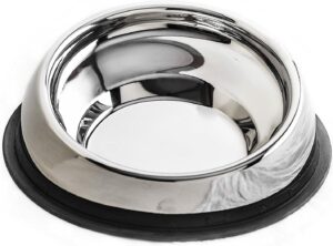 Enhanced Pet Bowl - Stainless Steel Dog Bowl for Flat-Faced Dog Breeds