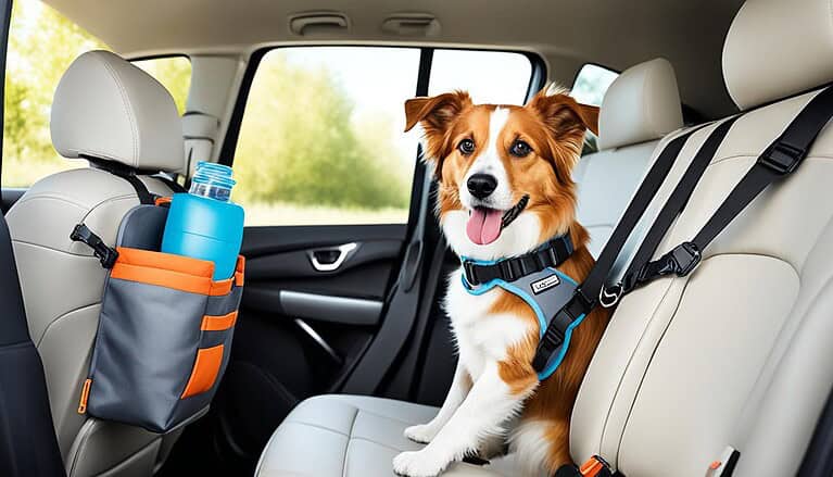 Prepare car for dog road trip