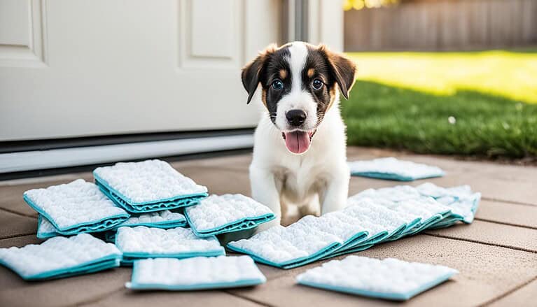 Transition from puppy pads to outdoor potty