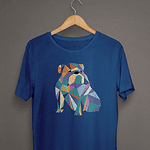 bulldog fractual tshirt